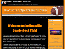 Tablet Screenshot of knoxqbclub.com